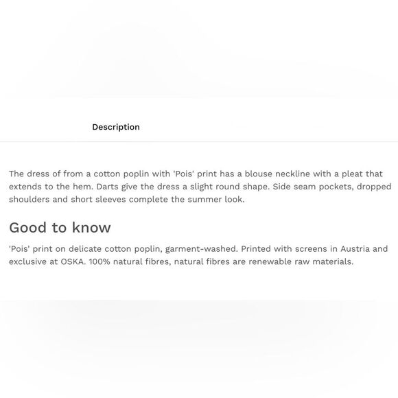 Oska Lagenlook Green Polka Dot Dress Split Collar Minimalist Pockets - Picture 12 of 13